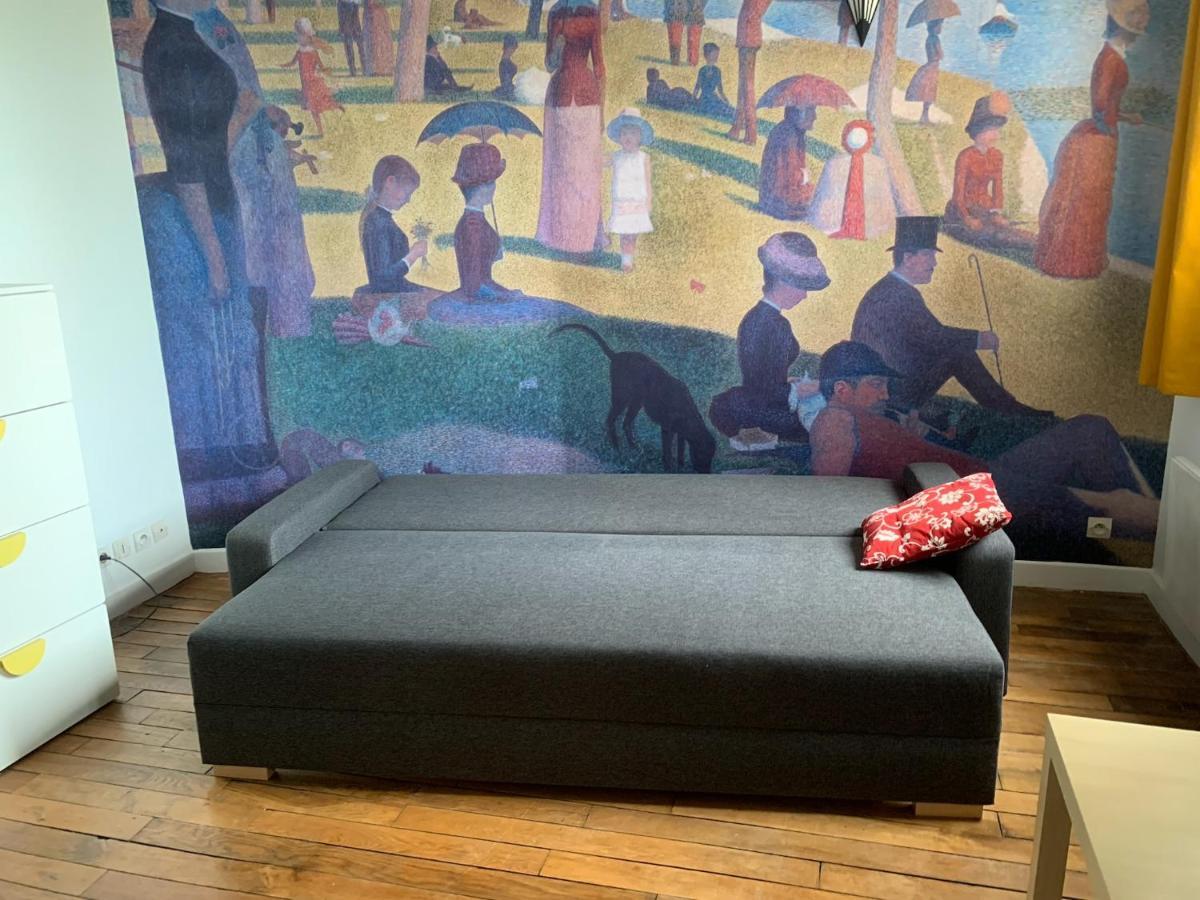 Studio Perfect For 2 Adults And 1 Kid, And Up To 2 Kids - Jourdain 20E, 25Mn To Louvre Via Line M11 باريس المظهر الخارجي الصورة