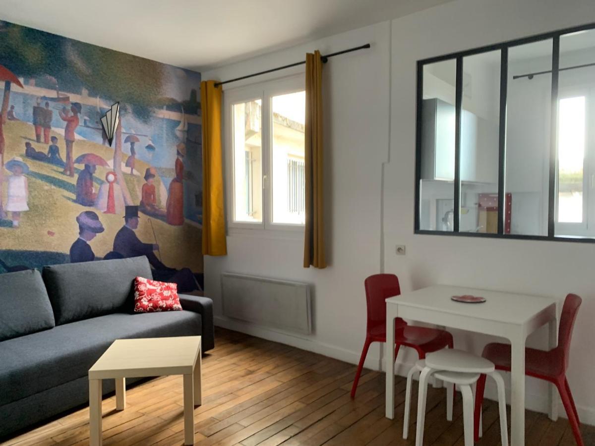 Studio Perfect For 2 Adults And 1 Kid, And Up To 2 Kids - Jourdain 20E, 25Mn To Louvre Via Line M11 باريس المظهر الخارجي الصورة