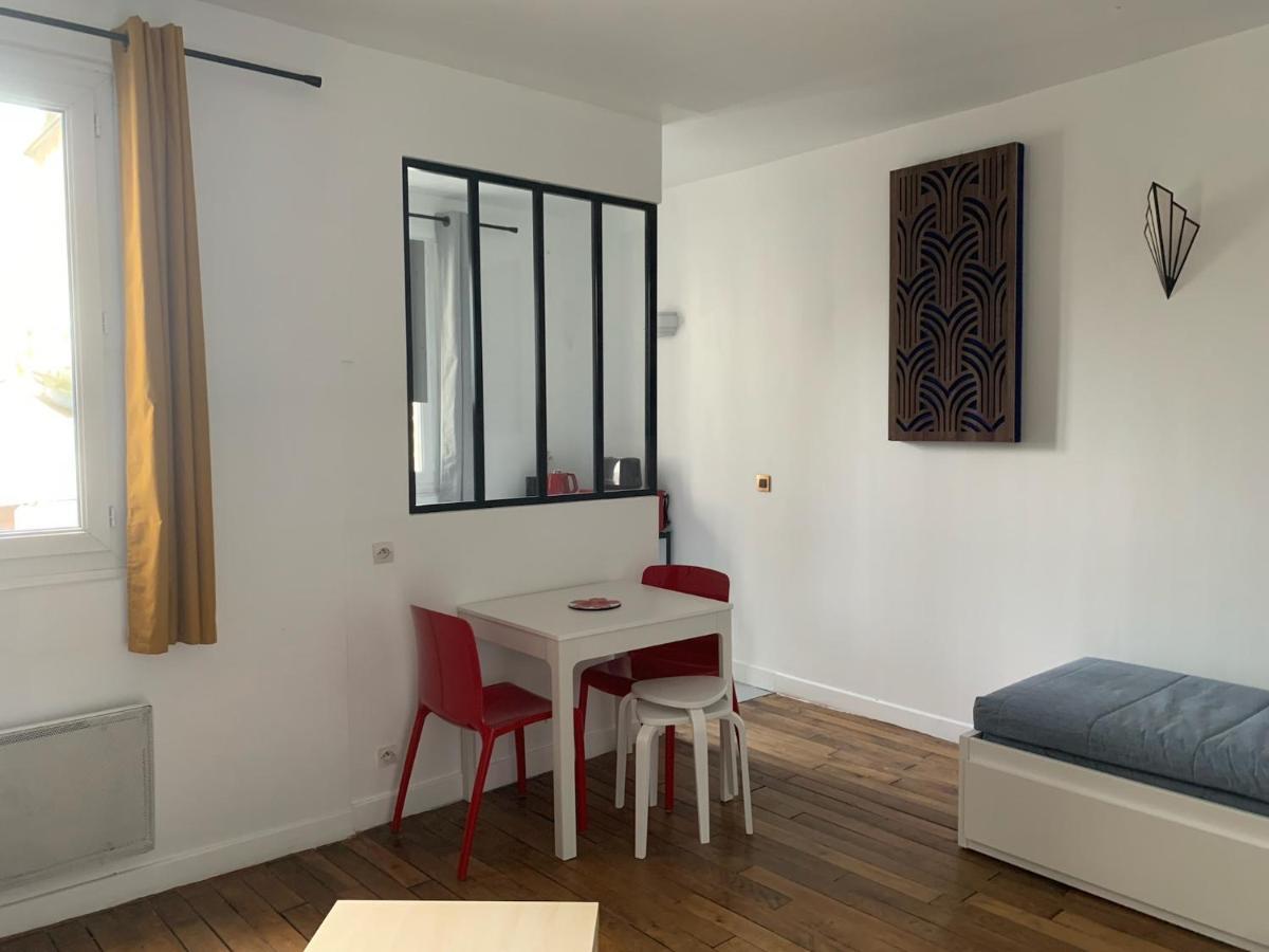 Studio Perfect For 2 Adults And 1 Kid, And Up To 2 Kids - Jourdain 20E, 25Mn To Louvre Via Line M11 باريس المظهر الخارجي الصورة