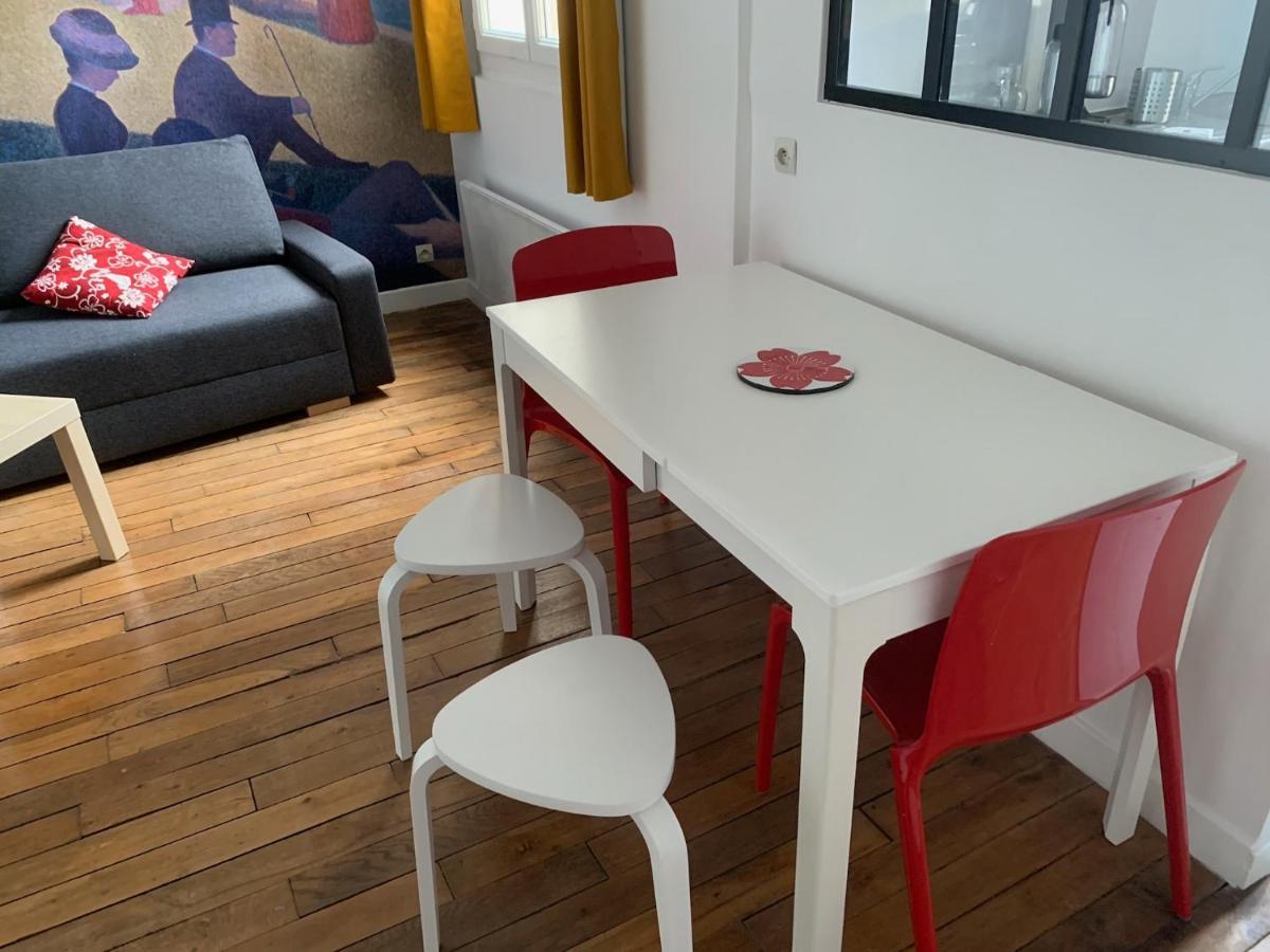 Studio Perfect For 2 Adults And 1 Kid, And Up To 2 Kids - Jourdain 20E, 25Mn To Louvre Via Line M11 باريس المظهر الخارجي الصورة