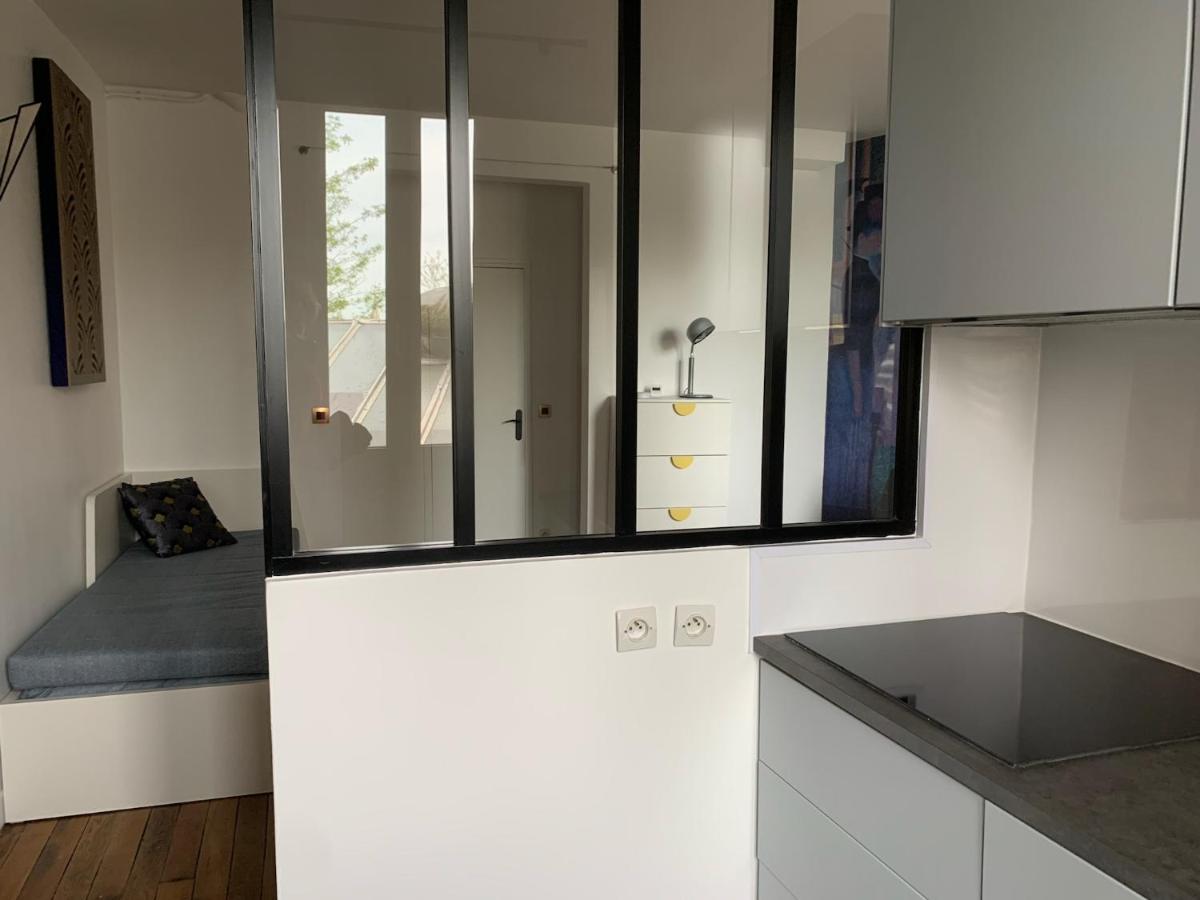 Studio Perfect For 2 Adults And 1 Kid, And Up To 2 Kids - Jourdain 20E, 25Mn To Louvre Via Line M11 باريس المظهر الخارجي الصورة