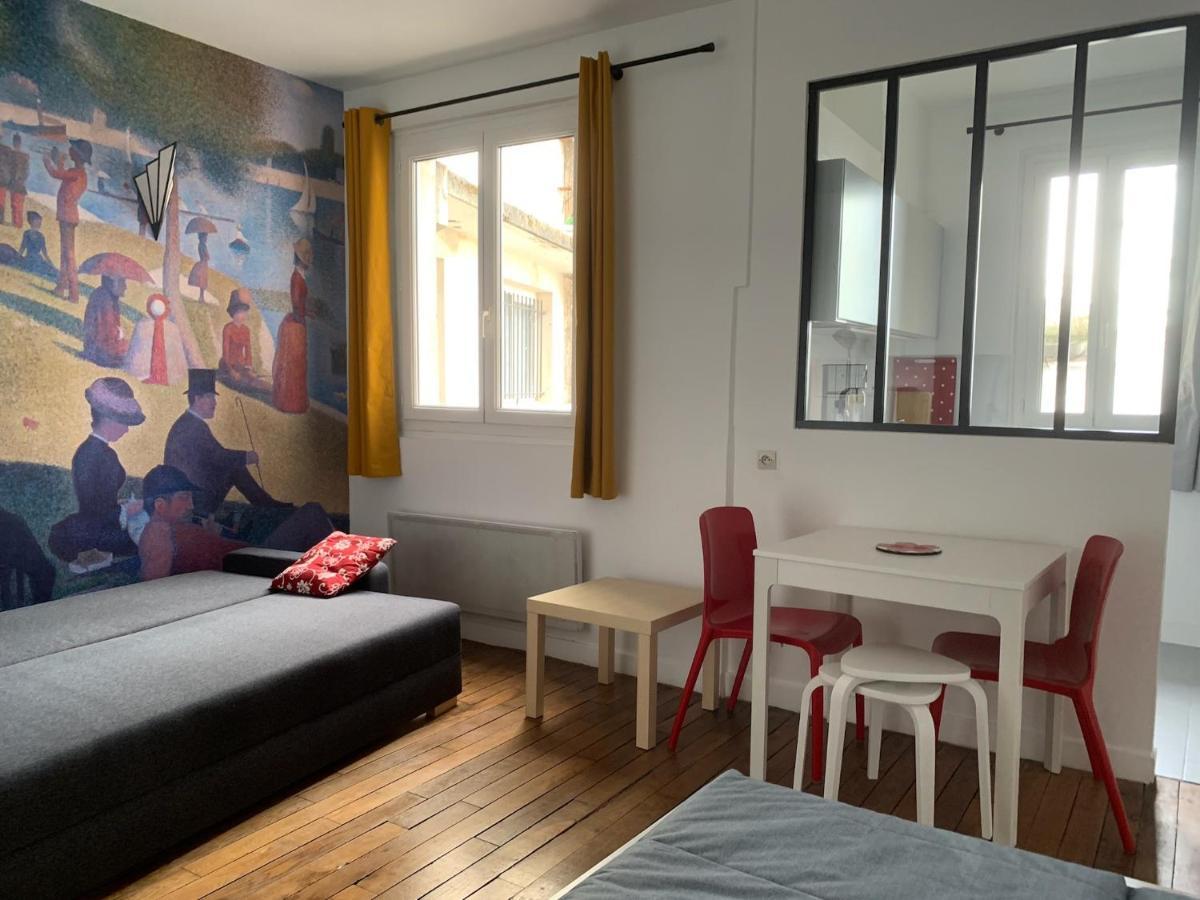 Studio Perfect For 2 Adults And 1 Kid, And Up To 2 Kids - Jourdain 20E, 25Mn To Louvre Via Line M11 باريس المظهر الخارجي الصورة